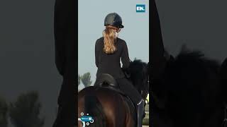 Talent op GoereeOverflakkee Floor Kulik rijdt op hoog niveau paard [upl. by Alihs]