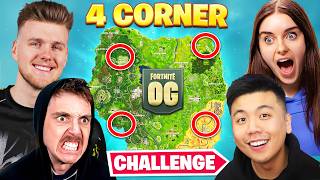 The OG FORTNITE 4 CORNER Challenge [upl. by Glassman]