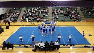 Midlothian Middle School at Chesterfield County Middle School Cheer Competition 2023 [upl. by Yurt720]