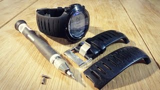 Ordinateur de plongée  Suunto  Remplacer kit bracelet [upl. by Castora638]