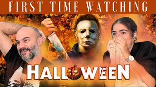 Never drop your knife PSYCHO wife watches  HALLOWEEN  1978 for the first time  Reaction [upl. by Iona]