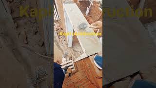 How to finishing door frame concrete [upl. by Revilo]