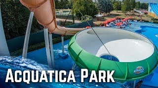 ALL WATER SLIDES at Acquatica Park in Milan Italy [upl. by Priest]