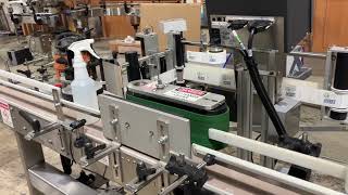 BID ON EQUIPMENT Item 423822  QUADREL Moduline Pressure Sensitive Labeler with Smartdate X60 [upl. by Chari]