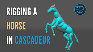 Creating a Horse rig in Cascadeur [upl. by Arihat35]