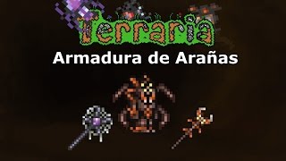 Armadura de arañas nueva armadura de invocadores  Terraria 124 [upl. by Kraus903]