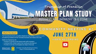 Business and Industry BI Zone  Master Plan Study Community Meeting 1 [upl. by Sheryle]