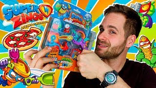 SuperZings Series 3 UNBOXING PIZZA RIDERS PACK MISSION 3  Mega UNBOXING SuperZings en Pe Toys [upl. by Lahcym]