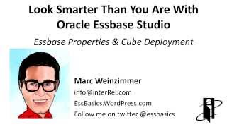 Essbase Studio Essbase Properties amp Cube Deployment Part 5 [upl. by Kruger]