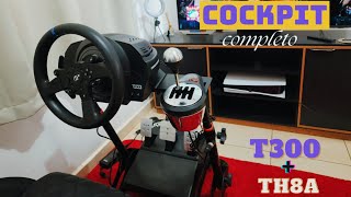 UNBOXING e Montagem do Volante THRUSTMASTER T300  CÂMBIO TH8A [upl. by Sel]