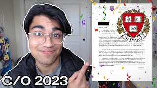 Harvard Acceptance College Decision Reaction 2023 [upl. by Elrebmik]