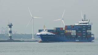 Scheepvaart in Rotterdam  Shipspotting  Hoek van Holland  Tweede Maasvlakte  Zeeschepen [upl. by Booker]