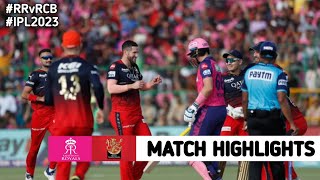 RR vs RCB Match 60 IPL 2023 Match Highlights  rcb vs rr ipl highlights  ipl 2023 highlights today [upl. by Attah339]