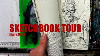 Sketchbook Tour  Drawing Every Day Early 2023 [upl. by Hanyaz829]