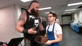 Braun Strowman destroys catering On this day in 2018 [upl. by Hildy]