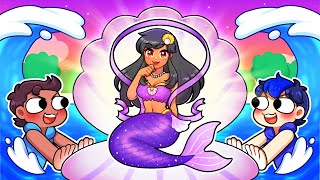 Playing as a MERMAID Goddess in Roblox [upl. by Asilla]