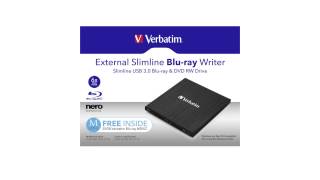 Verbatim External Slimline USB 30BlurayBrenner [upl. by Yuh303]