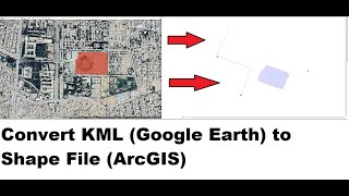 Convert KML Google Earth to Shape File ArcGIS [upl. by Fairman795]