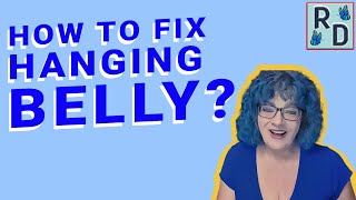 how to fix hanging belly [upl. by Ahseinaj]