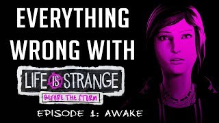 GamingSins Everything Wrong with Life is Strange Before the Storm  Episode 1 Awake [upl. by Marillin]