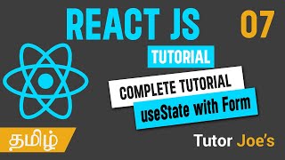 Building a Dynamic React Form with useState  React JS Complete Tutorial in Tamil  Day  07 [upl. by Castle]