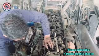 Misfiring engine how to fix and what causes of Misfiring  Volvo d13 engine [upl. by Ewald615]