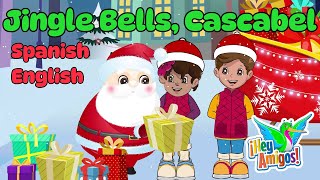 Christmas Navidad Songs in Spanish Jingle Bells Cascabel [upl. by Darmit412]