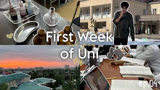 First Week of Uni  2nd Year  Indian Student  KGMA  Kyrgyzstan  Vlog [upl. by Nayek]