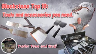 Top 10 Blackstone Tools amp Accessories [upl. by Nnyledam577]