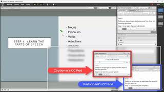 Closed Captioning in Adobe Connect Meeting [upl. by Ahsineb]