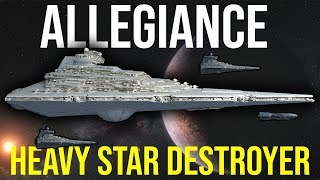 The Allegiance Heavy Star Destroyer Explained  Star Wars Legends [upl. by Ciredec]