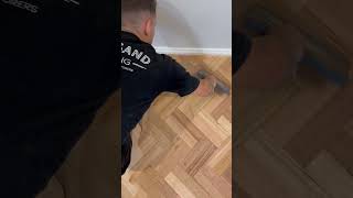 Gaps in your parquet 😱 hardwoodfloors [upl. by Lari531]