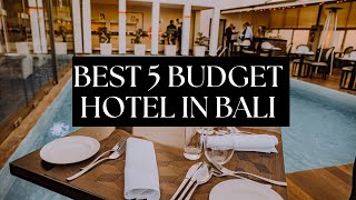 Best 5 budget hotel in Bali Besthotel Bali [upl. by Aikam]