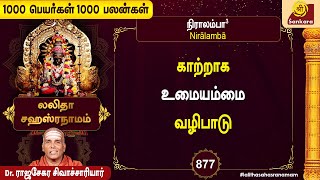 துன்பங்கள் நீங்கும் l 1000 Peyargal 1000 Palangal  877  Sri Sankara TV [upl. by Iahcedrom]