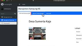 Tutorial Pengelolaan Website Kampung KB [upl. by Ailefo3]