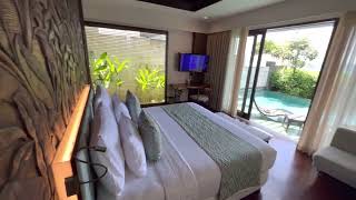 Bali The Seminyak Beach Resort amp Spa  One Bedroom Ocean Pool Villa  villa 1107  room tour [upl. by Clarance]