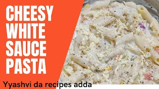 White sauce pastapasta recipeshortsYyashvi da recipes adda [upl. by Ilujna850]