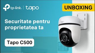 Unboxing amp Configurare  TPLink Tapo C500 Cameră de supraveghere pentru exterior [upl. by Nehgam712]