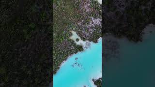 Bacalar México canal de los piratas Dron Dji Air 3 nature bacalarmexico travel drone [upl. by Thamora686]