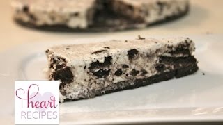 No Bake Oreo Cheesecake Recipe  I Heart Recipes [upl. by Kirt]