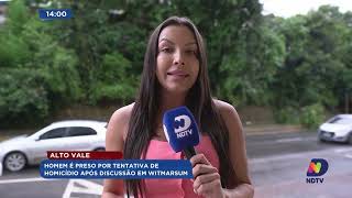 Homem é preso por tentativa de homicídio após discussão em Witmarsum [upl. by Ecylahs]