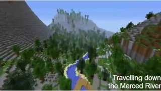 Yosemite Valley in Minecraft [upl. by Yelyk968]