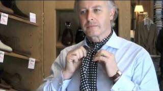 How to tie a Cravat [upl. by Sirapal]