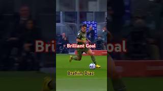 Brahim Diaz  Brilliant Goals 😲 shortvideo football soccer brahimdiaz [upl. by Doxia294]