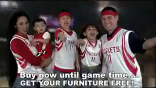 SCA Promotions  Hilton Furniture Commercial  Win with Houston Rockets [upl. by Charters529]