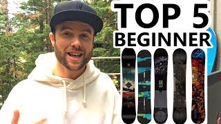 TOP 5 BEGINNER SNOWBOARDS [upl. by Adyahs]