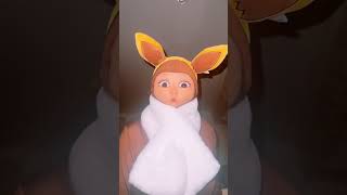 When Eevee visited Pikachus house at night😱🚪😨 shorts ghosts spookymemes [upl. by Eidoj703]