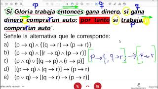 FORMALIZACION DE PROPOSICIONES  Lógica Matemática [upl. by Ydisahc912]