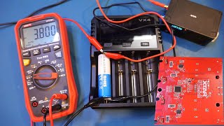 XTAR High Discharge Rate 2170026650 Batteries Teardown of an VX4 Charger [upl. by Yuria]