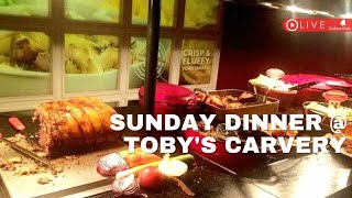 Sunday Roast Dinner  Toby Carvery Live Sunday Novemver 19  715 BST [upl. by Anhpad]